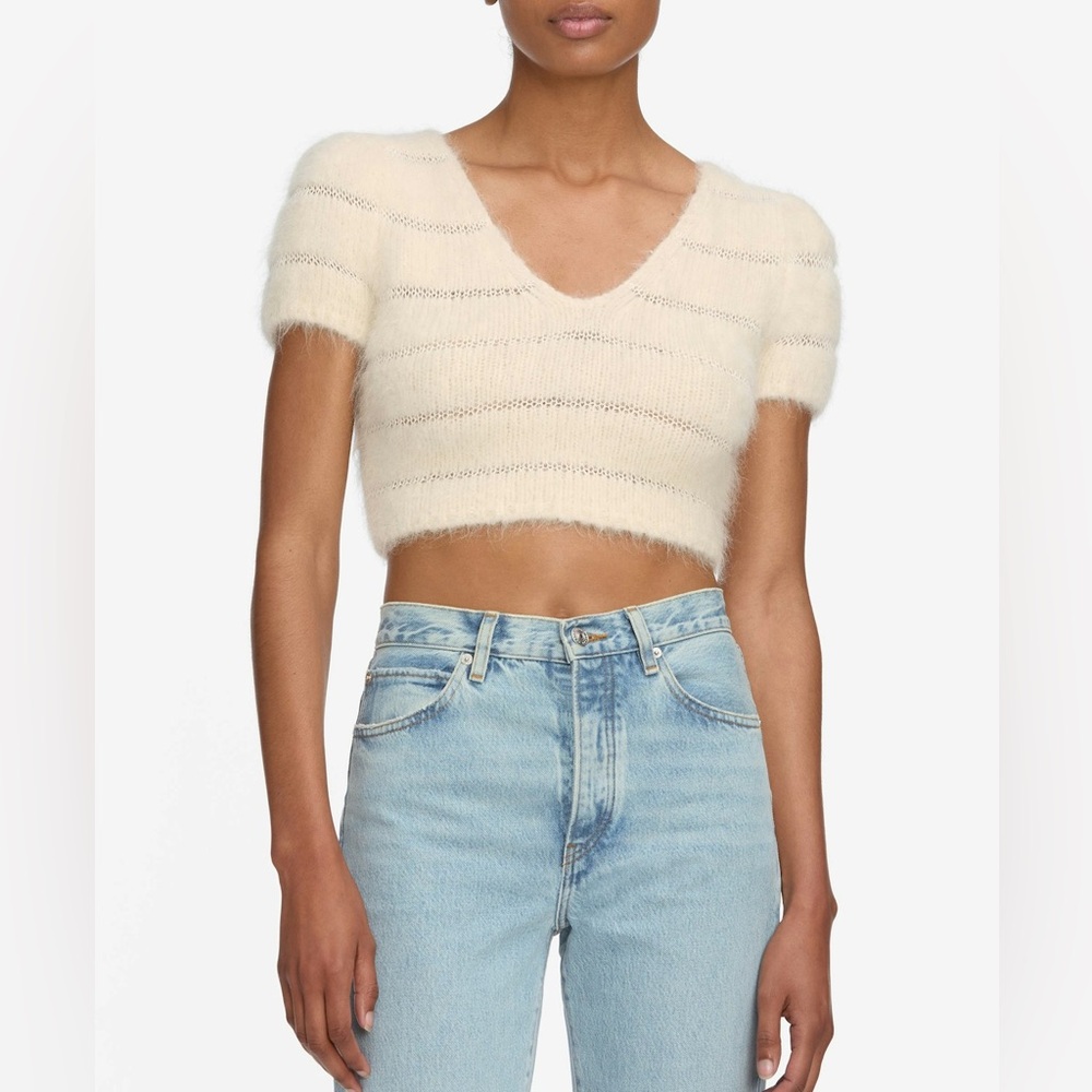 Frame Denim The Cloud Sweater- in cream